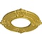 Ekena Millwork Benson Ceiling Medallion (Fits Canopies up to 4 1/8"), 9"OD x 4 1/8"ID x 5/8"P, Rich Gold CM09BNRGS - alternate 5